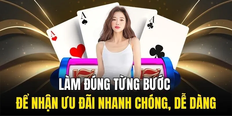 Làm đúng từng bước để nhận ưu đãi nhanh chóng, dễ dàng